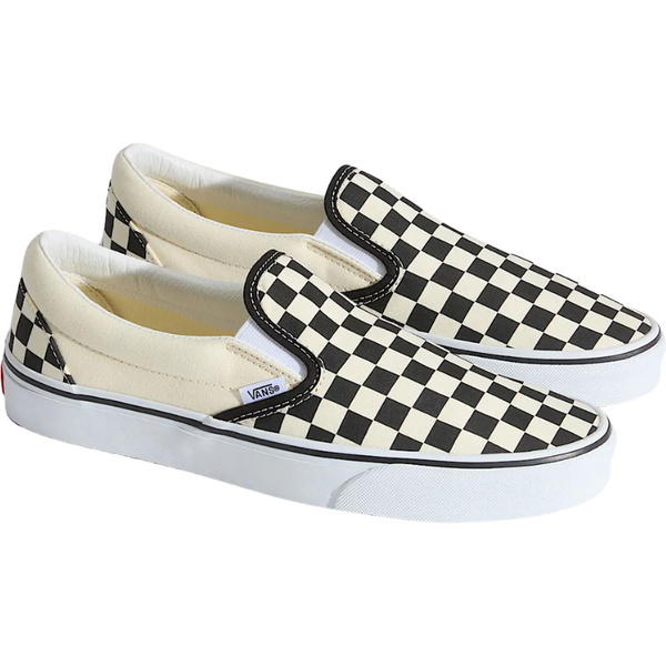 2026 Vans Classic Slip-On Shoes VN000EYE - Black & White Checkerboard